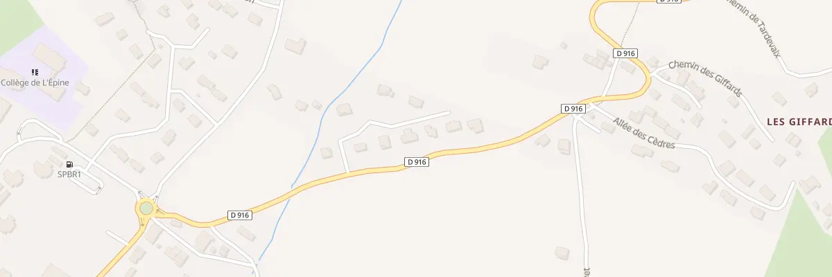 Plan du 122 All du Clos de l’Epine à Novalaise
