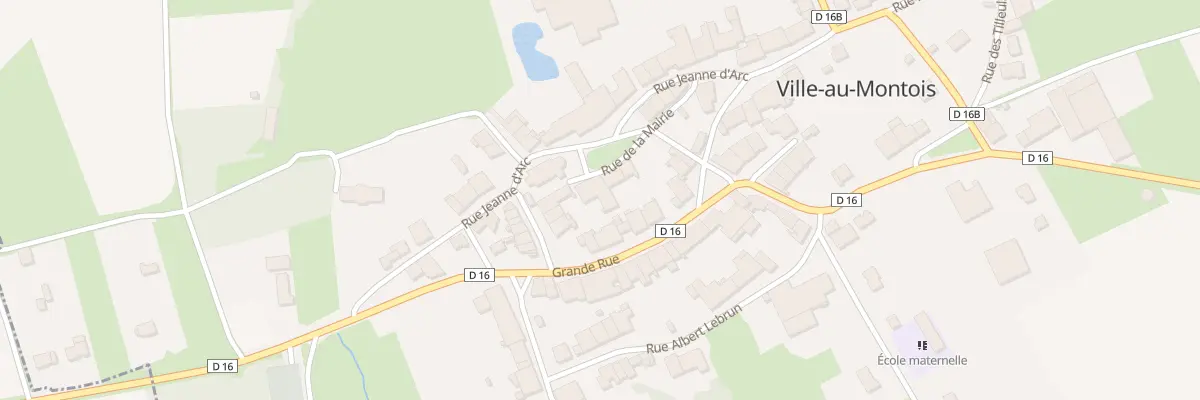 Plan du 2 Rue de la Mairie à Ville-au-Montois