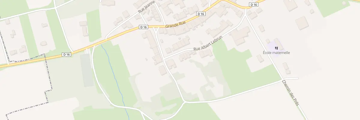 Plan du 8 Rue Albert Lebrun à Ville-au-Montois