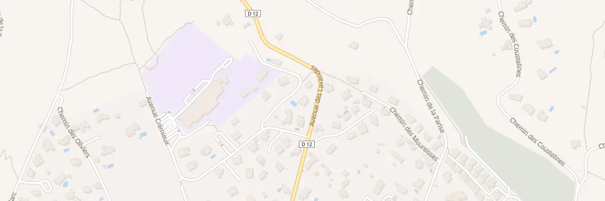 Plan du 25 Av des Lavandes à Forcalquier