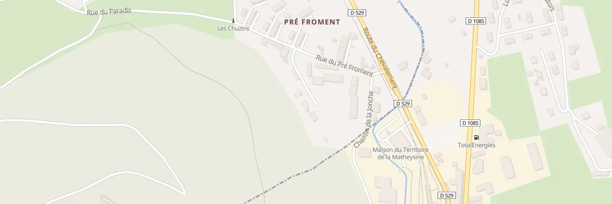 Plan du 70 Imp de la Chapelle à Susville