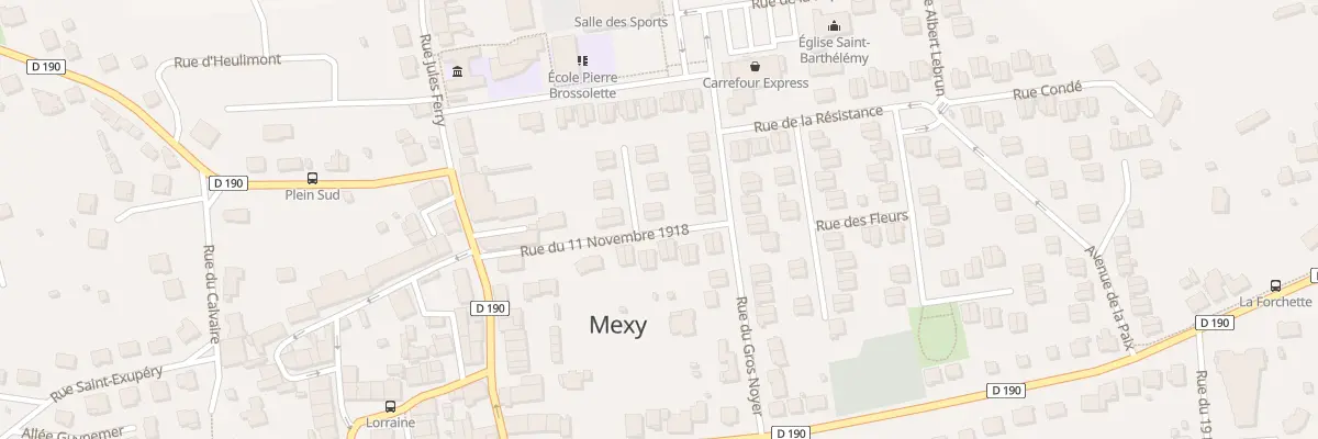 Plan du 2 Rue Jean Jaurès à Mexy