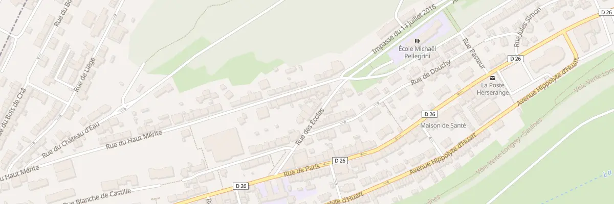 Plan du 90 Rue du Haut Mérite à Herserange