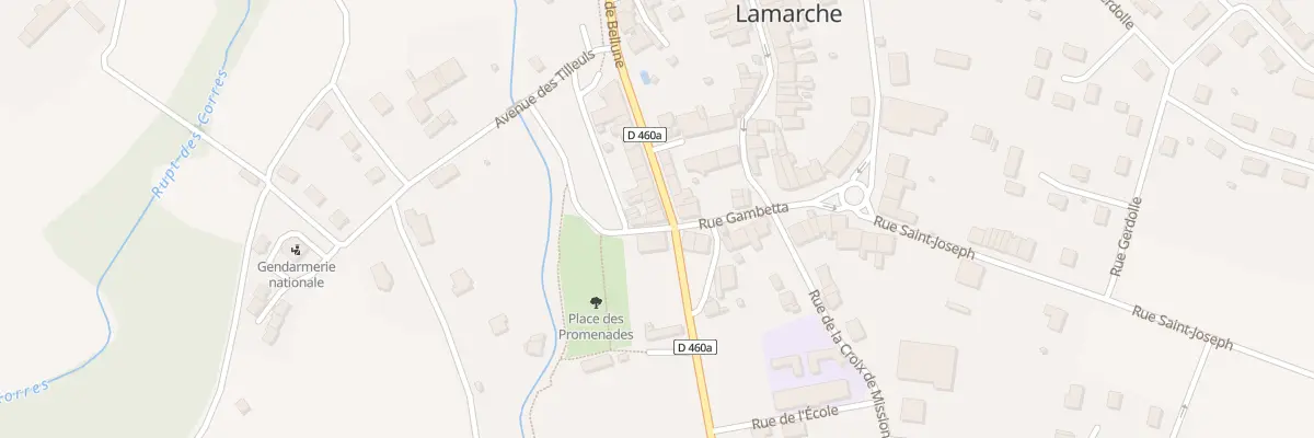 Plan du 46 Rue de Bellune à Lamarche