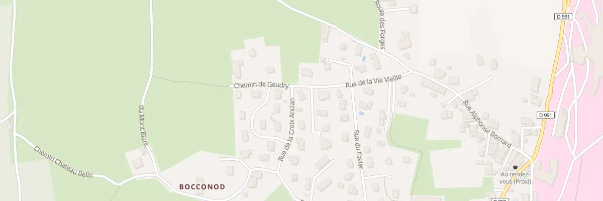Plan du 9 Rue de la Vie Vieille à Chanay