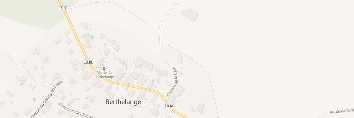 Plan du 6 Che de la Care à Berthelange