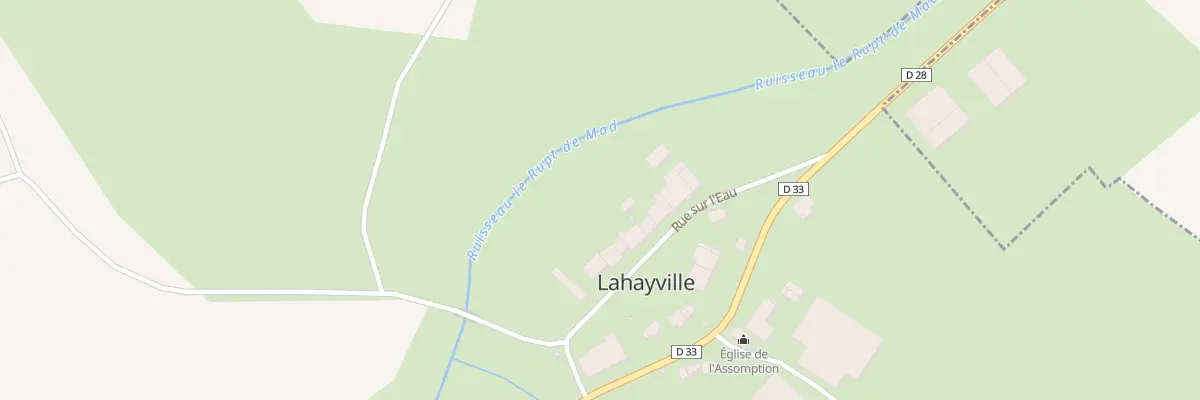 Plan du 5 Rue sur l’Eau à Lahayville