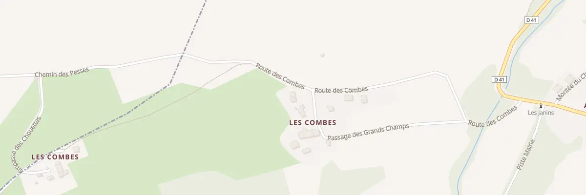 Plan du 5279F Les Combes à Saint-Paul-sur-Yenne