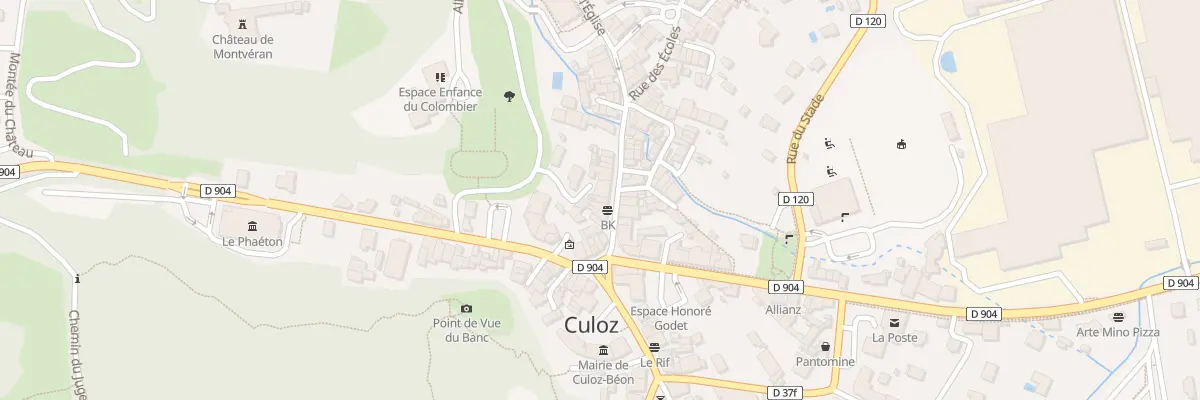 Plan du 9 Rue des Frères Serpollet à Culoz-Béon