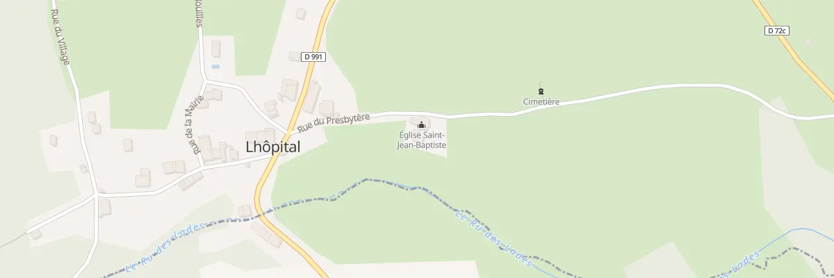 Plan du 5020 Le Bourg à Surjoux-Lhopital