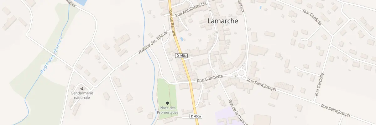 Plan du 23 Rue de Bellune à Lamarche