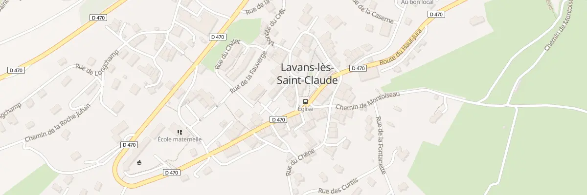 Plan du 48 Rue Francois Bourdeaux à Lavans-lès-Saint-Claude