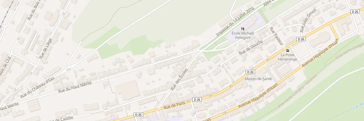 Plan du 94 Rue du Haut Mérite à Herserange