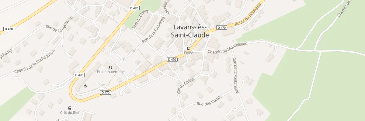 Plan du 940 Rte du Haut-Jura à Lavans-lès-Saint-Claude