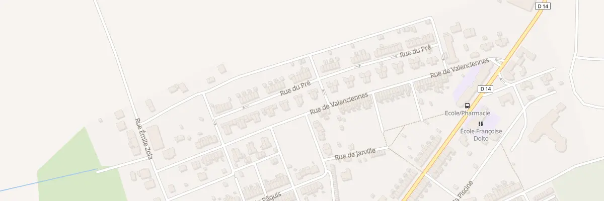 Plan du 82 Rue de Valenciennes à Joudreville