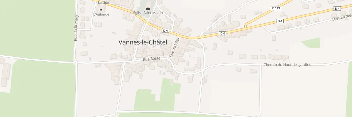 Plan du 9 Rue du Jules à Vannes-le-Châtel
