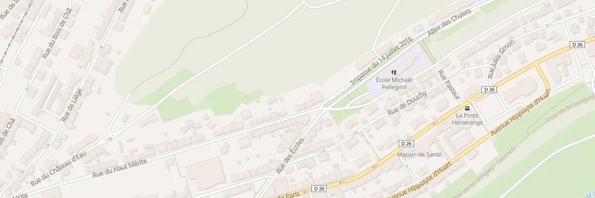 Plan du 85 Rue du Haut Mérite à Herserange