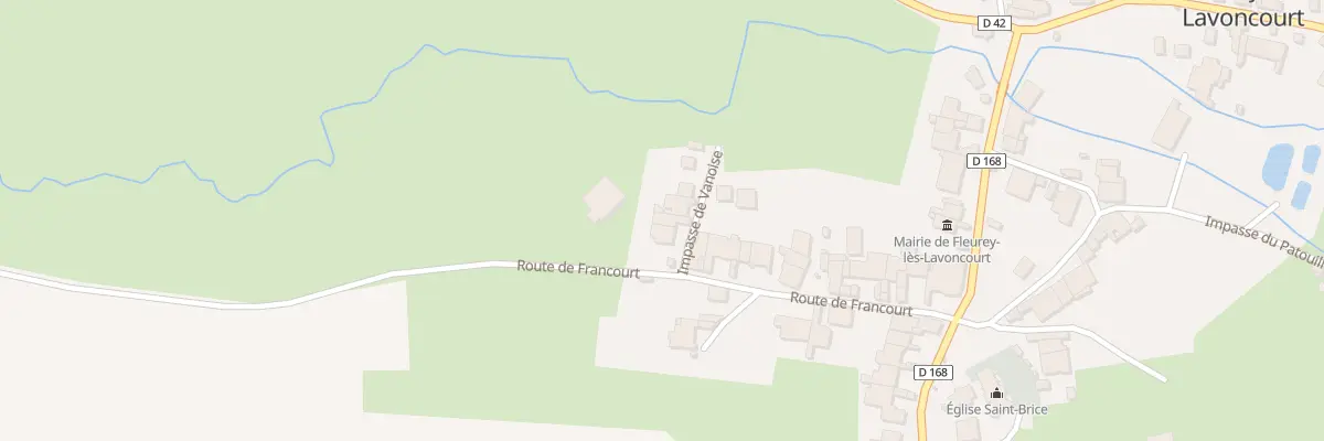 Plan du 3 Imp de la Vanoise à Fleurey-lès-Lavoncourt