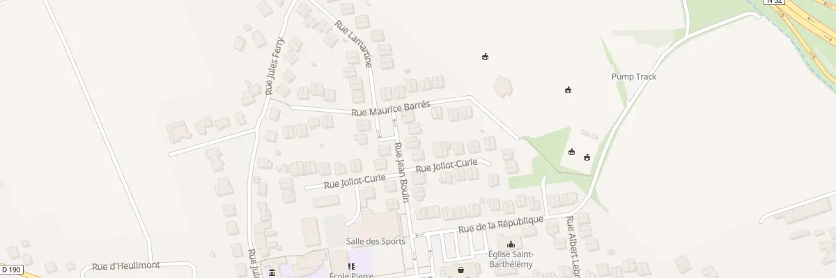 Plan du 16 Rue Jean Bouin à Mexy