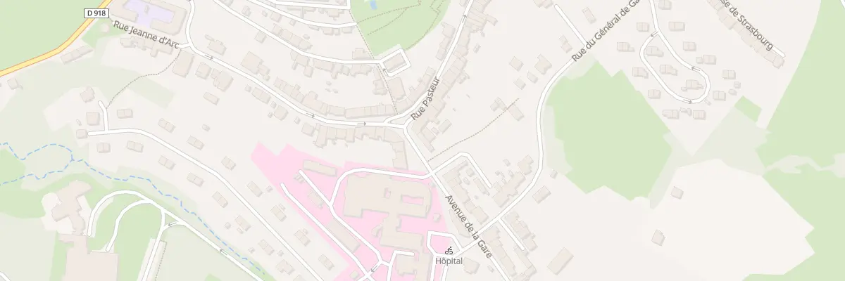 Plan du 1 Av de la Gare à Mont-Saint-Martin