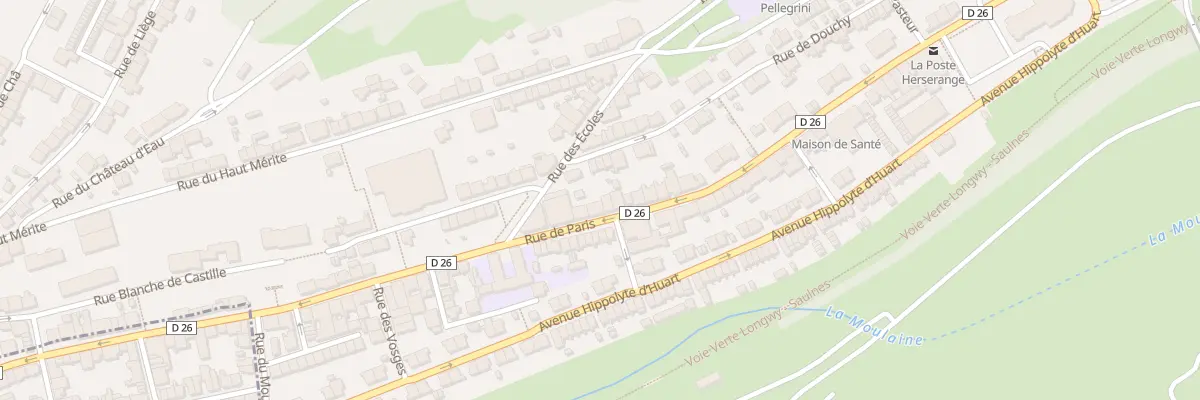 Plan du 89B Rue de Paris à Herserange