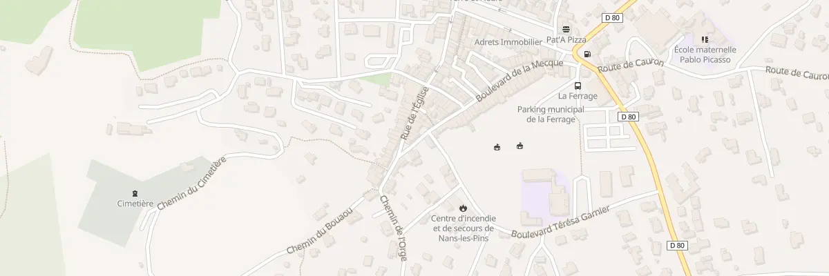 Plan du 14 Rue du Vieux Nans à Nans-les-Pins