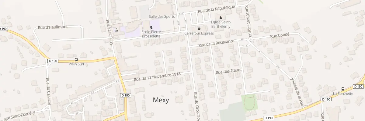 Plan du 17 Rue du Gros Noyer à Mexy