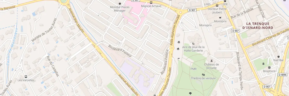 Plan du 9001 La Luquece à Manosque