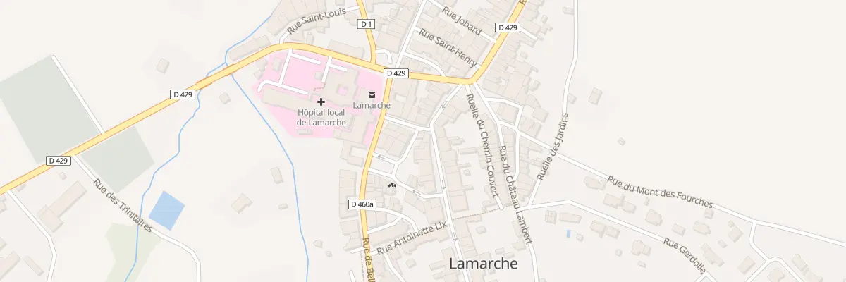 Plan du 1 Rue Victor-perrin à Lamarche
