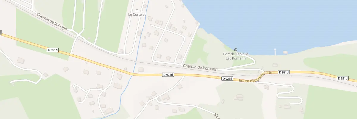 Plan du 6 Lot Le Grand Pré à Lépin-le-Lac