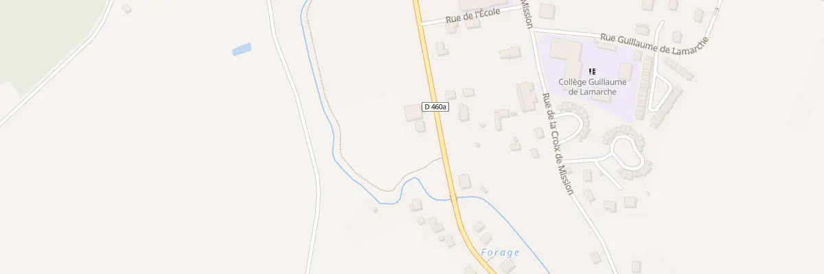 Plan du 10 Rte de Bourbonne à Lamarche