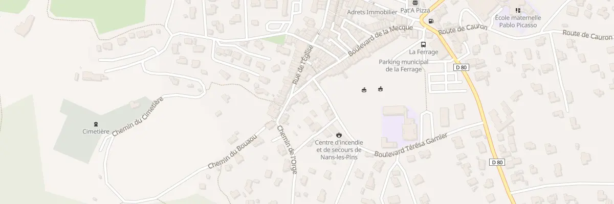 Plan du 3 Pl de la Chapelle à Nans-les-Pins