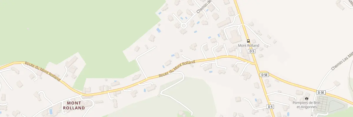 Plan du 182 Rte du Mont Rolland à Brié-et-Angonnes