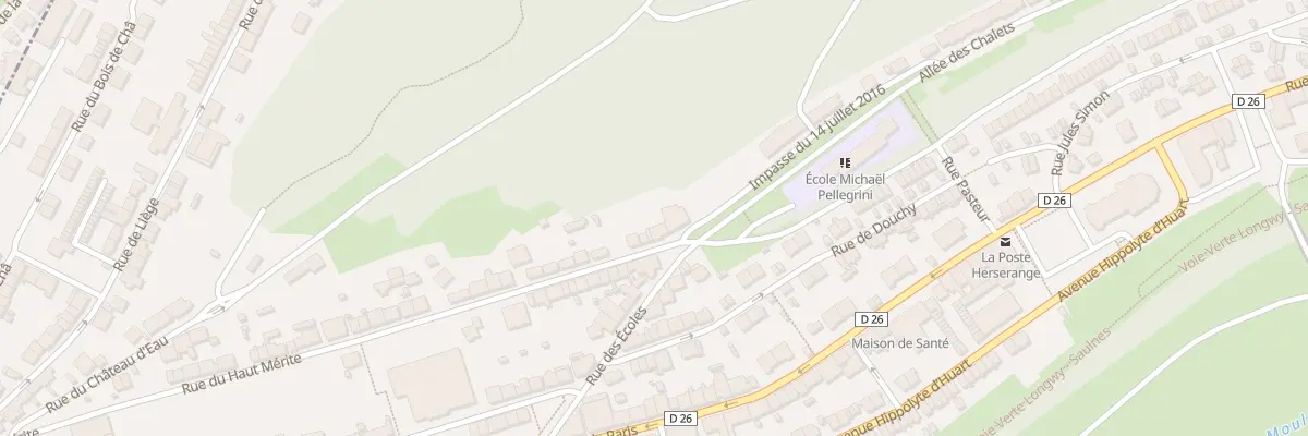 Plan du 87 Rue du Haut Mérite à Herserange