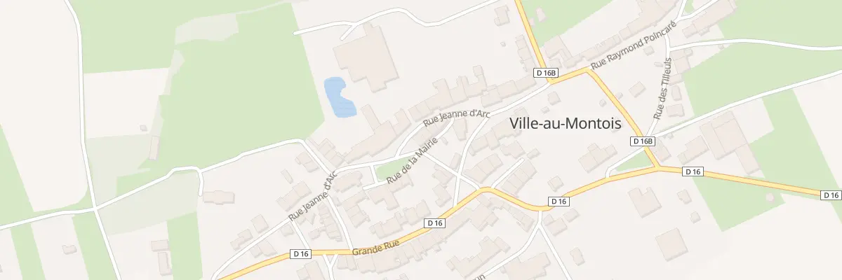 Plan du 1 Rue de la Mairie à Ville-au-Montois