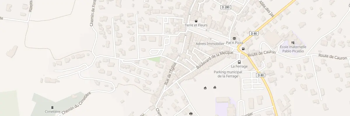 Plan du 9015 Grand Rue à Nans-les-Pins