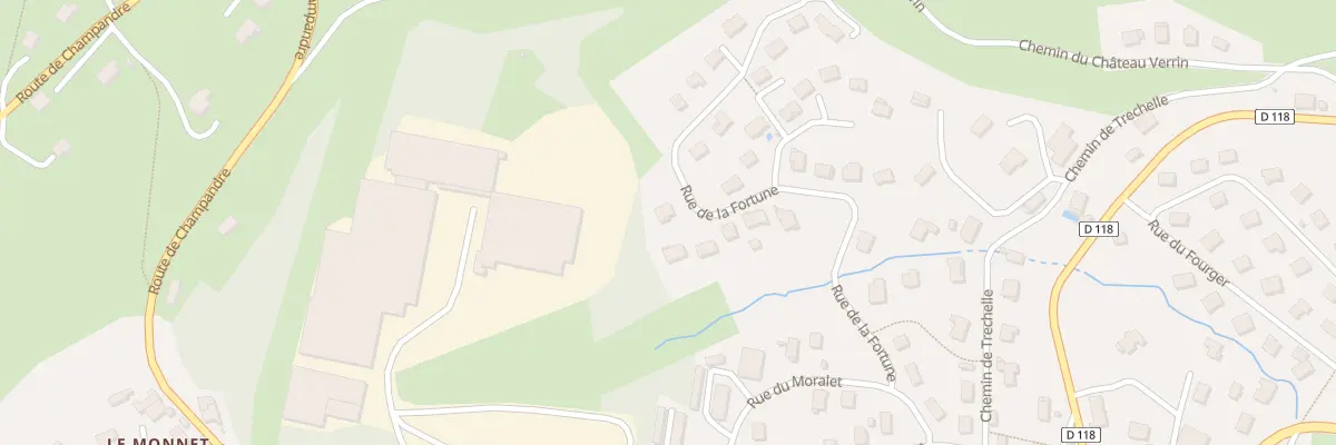 Plan du 279 Rue de la Fortune à Lavans-lès-Saint-Claude
