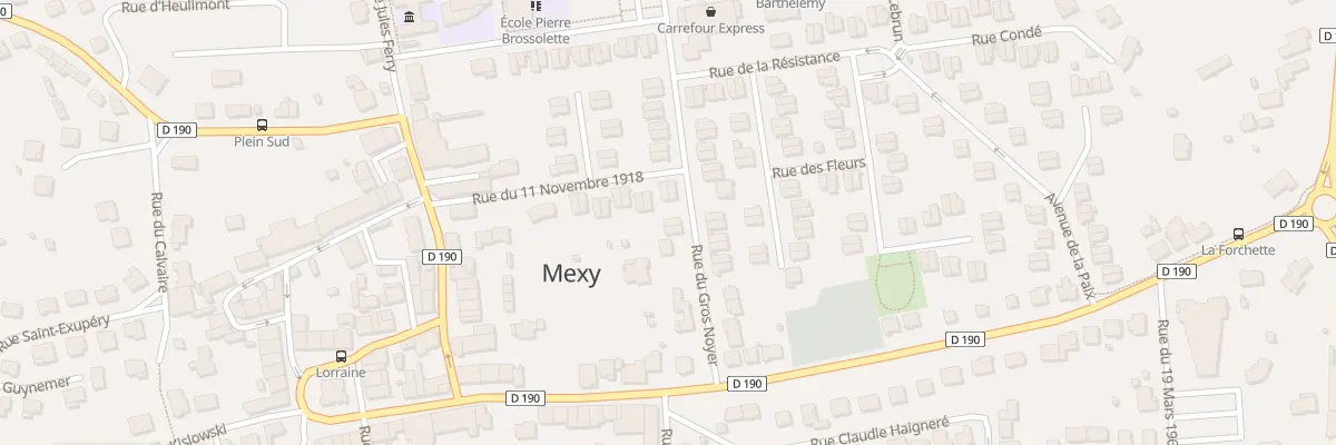 Plan du 9 Rue du Gros Noyer à Mexy