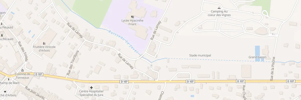 Plan du 48B Rue de Larney à Arbois