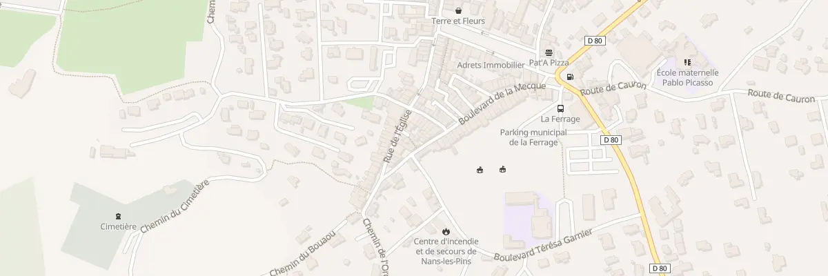 Plan du 5351 Tra Pelissier à Nans-les-Pins