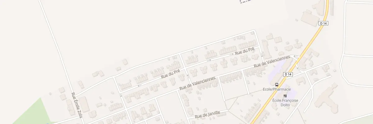 Plan du 62 Rue du Pré à Joudreville