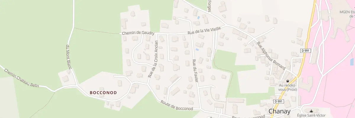 Plan du 5 Lot la Vie Vieille à Chanay