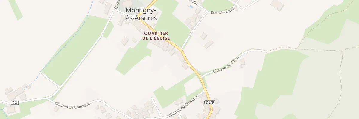Plan du 5017 Rue de l’Église à Montigny-lès-Arsures