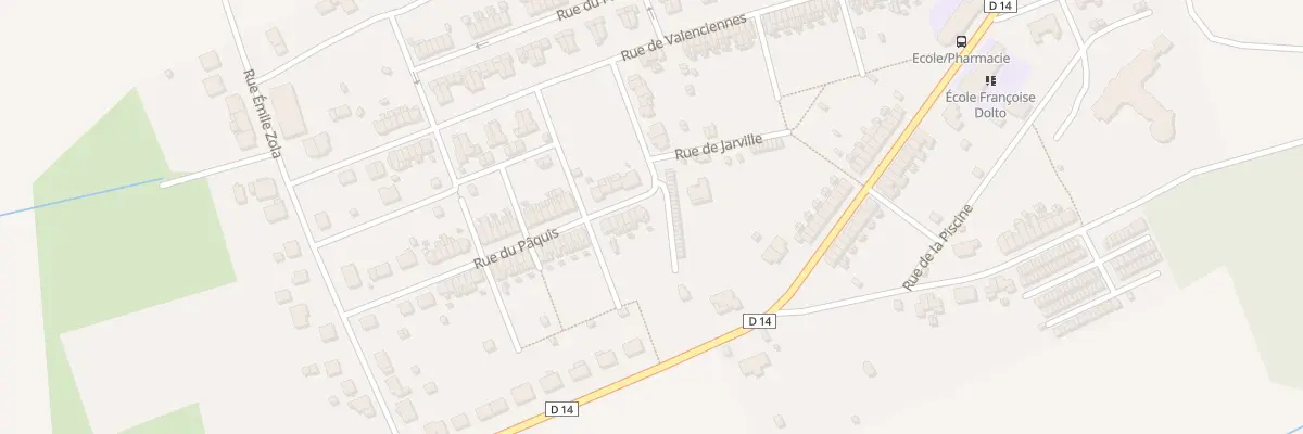 Plan du 13 Rue du Paquis à Joudreville