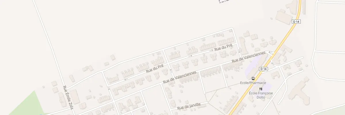Plan du 60 Rue du Pré à Joudreville