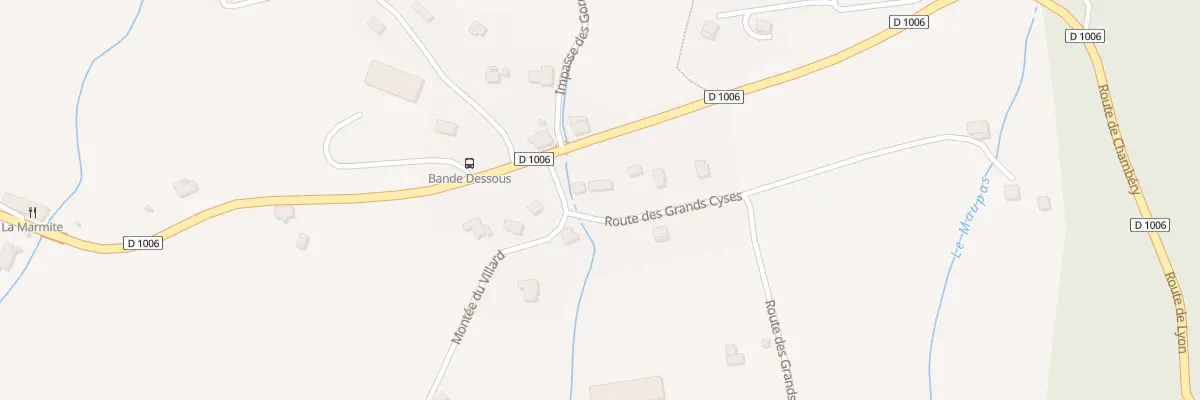 Plan du 984 Rte des Grand-cyses à Saint-Christophe