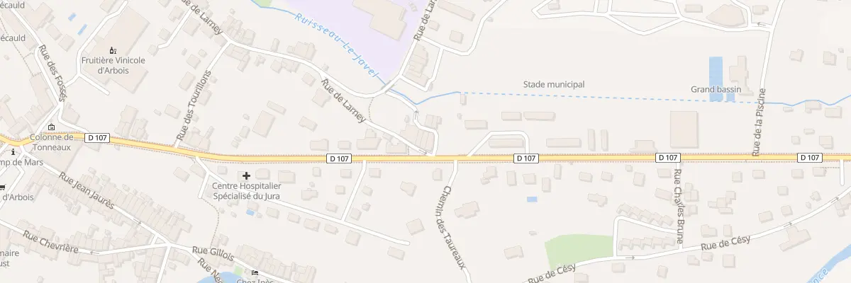 Plan du 43 Rue de Larney à Arbois