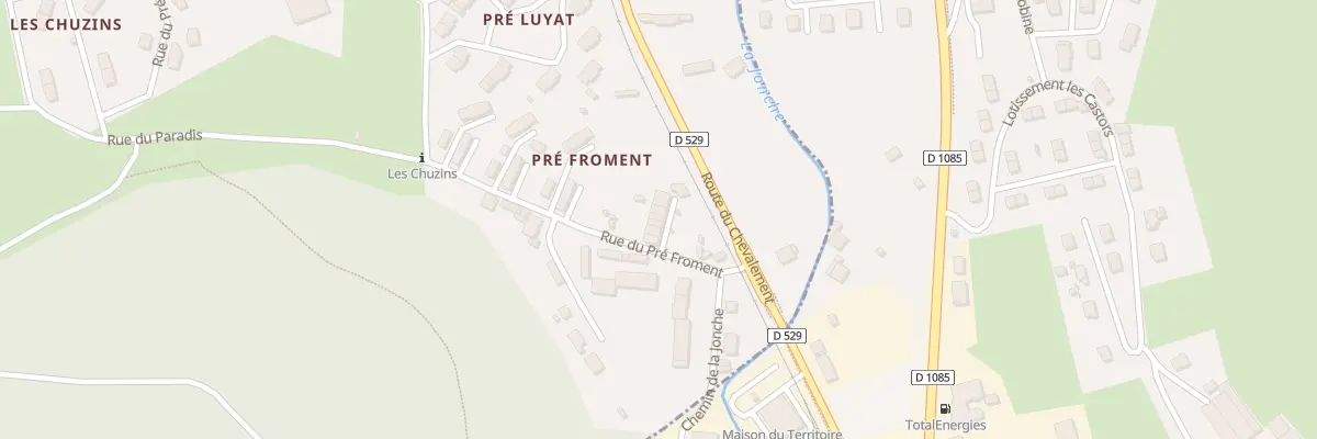 Plan du 19 Imp du Pré à Susville