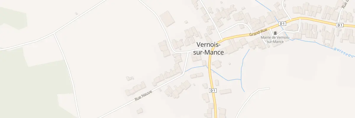 Plan du 4 Rue Neuve à Vernois-sur-Mance