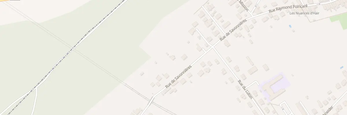 Plan du 20 Rue de Savonnières à Foug